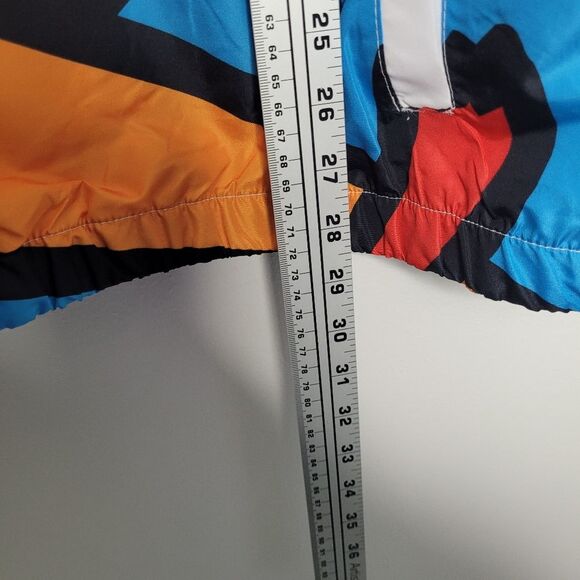 Members Only x Keith Haring colorful graffiti zip front hooded windbreaker XL - Picture 10 of 11